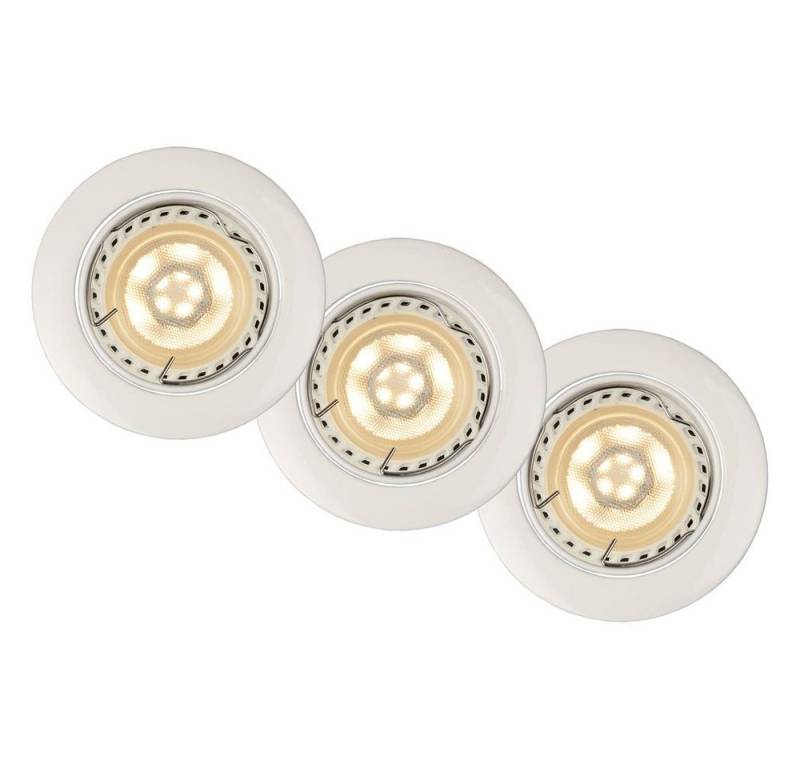Lucide Einbauleuchte LED Einbaustrahler Focus in Weiß 3x5W 960lm 3000K, LED von Lucide