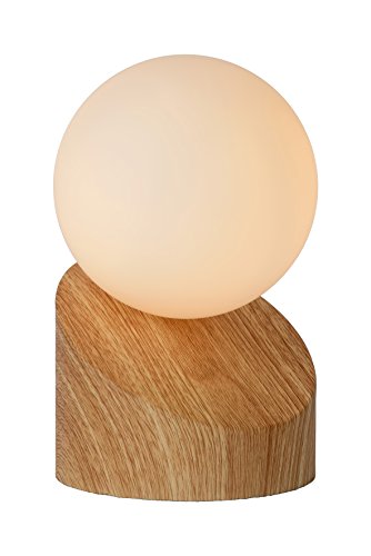 Lucide LEN - Tischlampe - Ø 10 cm - 1xG9 - Helles Holz von LUCIDE