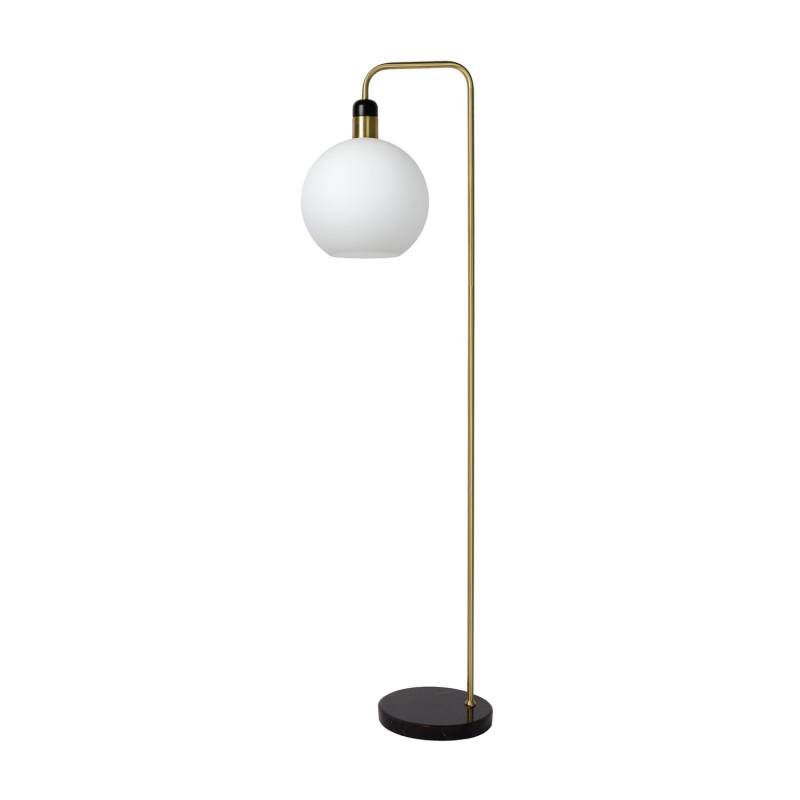 Lucide Stehleuchte Julius Mit Marmorfuß Opal Gold Standlampe Lampe Leuchte Spot B-Ware von Lucide