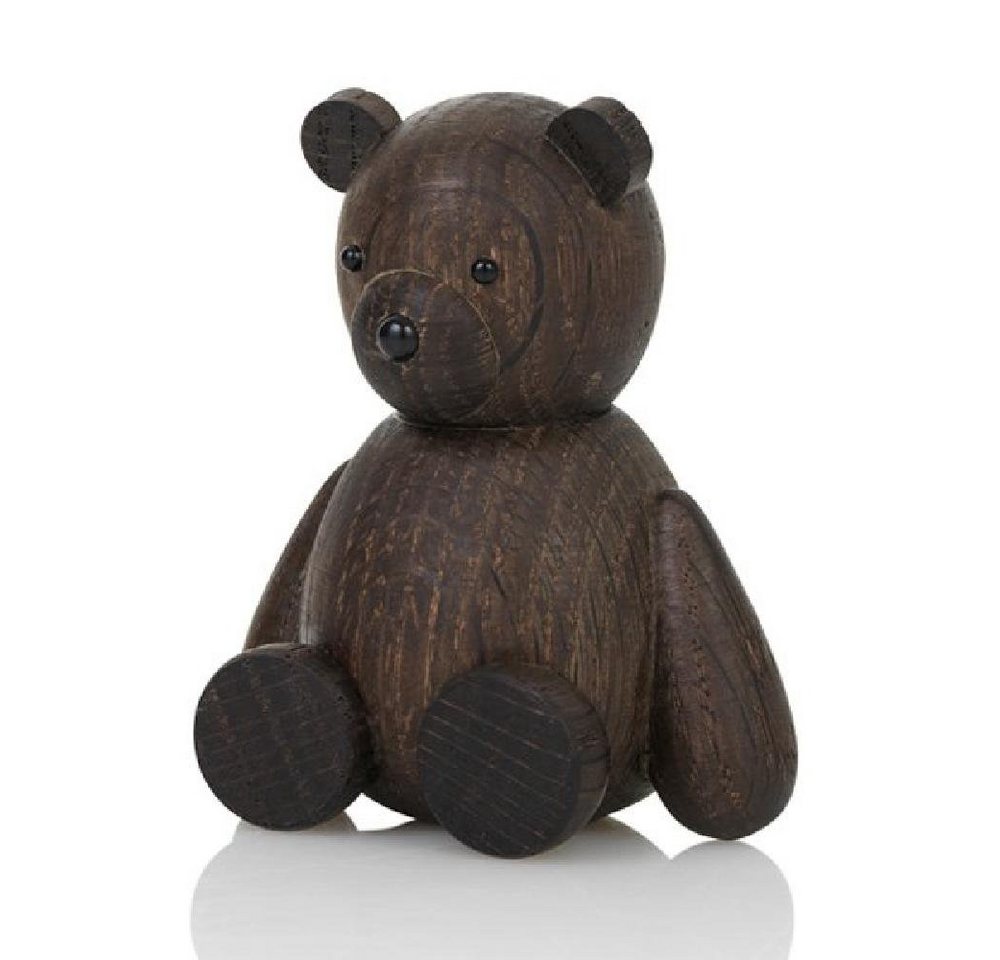 Lucie Kaas Dekofigur Holzfigur Teddy Bär Smoked Oak von Lucie Kaas
