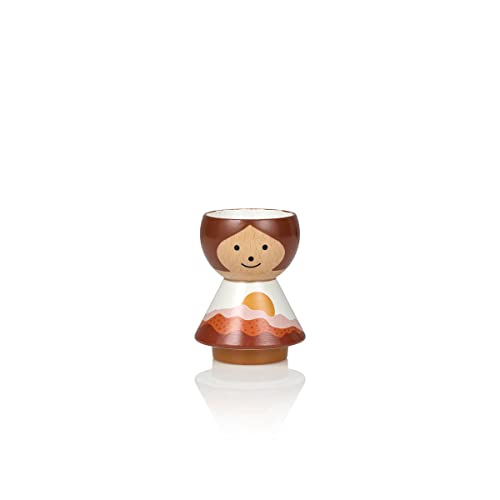 Lucie Kaas Eierbecher aus der Borkfold Kollektion, in Form eines Mädchens Mika, aus Buchenholz, handbemalt, Höhe: 6cm, BF01MI Lucie Kaas Eierbecher aus der Borkfold Kollektion, in Form eines Mädchens Mika, aus Buchenholz, handbemalt, Höhe: 6cm, BF01MI von Lucie Kaas