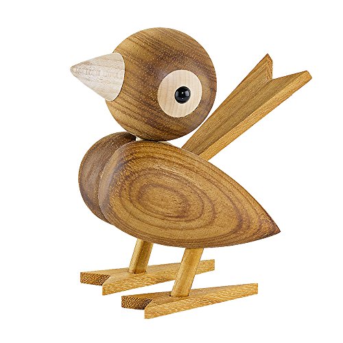 Lucie Kaas Sparrow L Figur, Kastanienholz, Braun, 18cm Lucie Kaas Sparrow L Figur, Kastanienholz, Braun, 18cm von Lucie Kaas