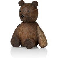 Lucie Kaas - Teddy Holzfigur, H 13,5 cm / Eiche geräuchert von Lucie Kaas