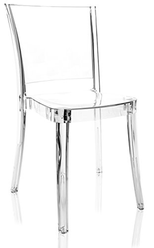 Lucienne - Stuhl transparent durchsichtig - Design durchsichtiger Stuhl polycarbonat glasklar - 18 Stühle von Lucienne