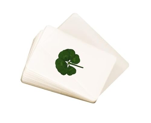 Laminiertes, echtes, sechsblättriges Kleeblatt, Trifolium repens – zertifiziert Laminiertes, echtes, sechsblättriges Kleeblatt, Trifolium repens – zertifiziert von Luck Trader