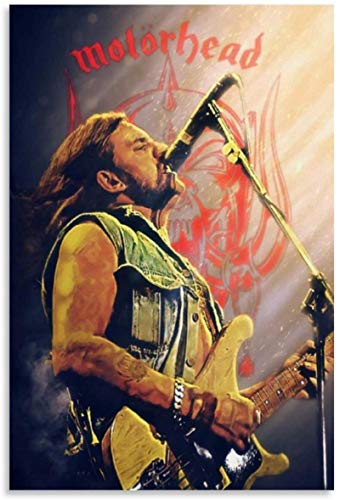 Leinwand Malerei Bild 60x90cm Lemmy Killmister Dekoratives Wohnzimmer Schlafzimmer Poster Wandkunst Bilder Und Drucke Kein Rahmen von Luck7