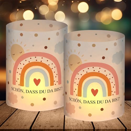 12 Windlicht Tischdeko Geburtstag Mädchen, Regenbogen Deko Geburtstagsdeko Kinder Mädchen, Boho Deko Kindergeburtstag Kommunion Taufe Firmung Jugendweihe Babyparty Party, für Teelichter oder Kerzen 12 Windlicht Tischdeko Geburtstag Mädchen, Regenbogen Deko Geburtstagsdeko Kinder Mädchen, Boho Deko Kindergeburtstag Kommunion Taufe Firmung Jugendweihe Babyparty Party, für Teelichter oder Kerzen von Luckeey