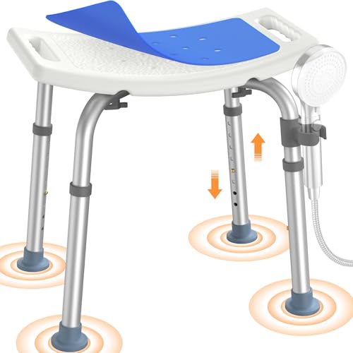 Luckfaith Duschhocker mit Höhenverstellung – Rutschfester und Leichter Sitz für die Dusche, ideal für Senioren, Schwangere und Personen mit eingeschränkter Mobilität Luckfaith Duschhocker mit Höhenverstellung – Rutschfester und Leichter Sitz für die Dusche, ideal für Senioren, Schwangere und Personen mit eingeschränkter Mobilität von Luckfaith