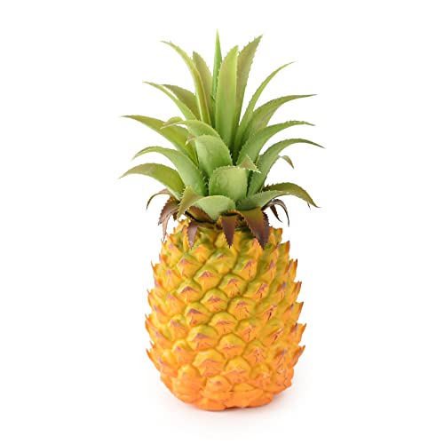 Luckforest Künstliche Ananas, 20,8 cm, künstliche Ananas, Ornament, realistische Simulation, künstliche Früchte für Zuhause, Schrank, Tisch, Party, Fotografie, Requisiten, Display-Dekoration von Luckforest