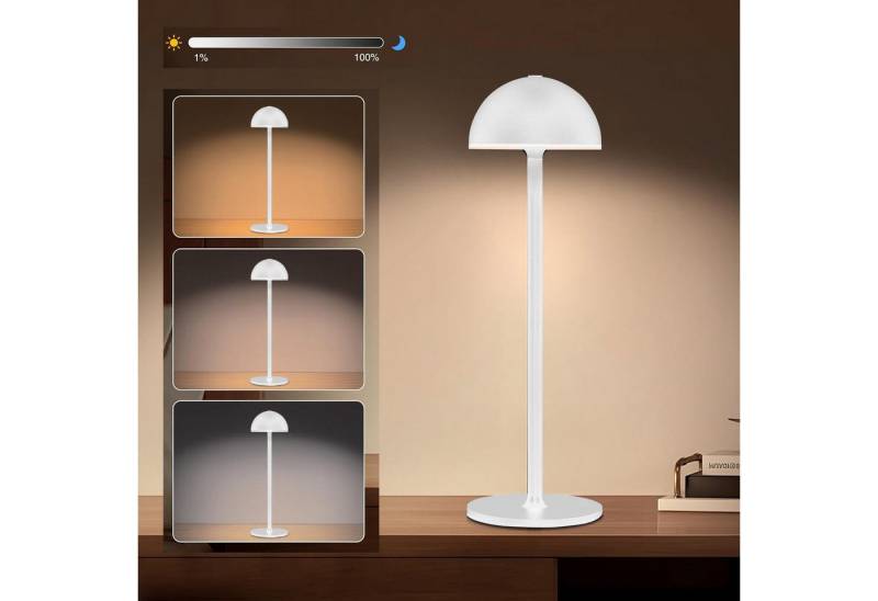 Luckice LED Nachttischlampe Kabellos Dimmbare Tischlampe mit Touch Sensor, Led tischlampe akku wasserdicht, Led Tischlampe Outdoor IP54, für Haus und Garten Esstisch Schlafzimmer Arbeitszimmer Balkon Hotel Luckice LED Nachttischlampe Kabellos Dimmbare Tischlampe mit Touch Sensor, Led tischlampe akku wasserdicht, Led Tischlampe Outdoor IP54, für Haus und Garten Esstisch Schlafzimmer Arbeitszimmer Balkon Hotel von Luckice
