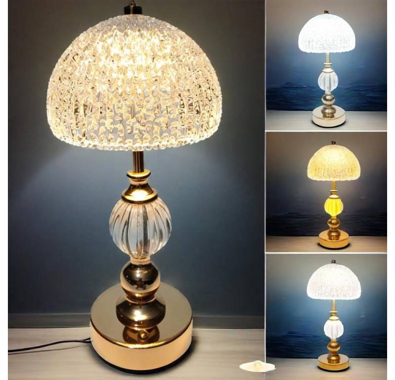 Luckice LED Nachttischlampe Moderne LED Tischlampe–Nachtlicht Nachttischlampe, 2000-mAh-Batterie, dreifarbige Lichtänderung, stufenlose Dimmung, stilvolle Tischleuchte mit einstellbarer Helligkeit & Warmweiß für Schreibtisch, Schlafzimmer, Wohnzimmer stufenlos dimmbar, augenschonend & energiesparend Luckice LED Nachttischlampe Moderne LED Tischlampe–Nachtlicht Nachttischlampe, 2000-mAh-Batterie, dreifarbige Lichtänderung, stufenlose Dimmung, stilvolle Tischleuchte mit einstellbarer Helligkeit & Warmweiß für Schreibtisch, Schlafzimmer, Wohnzimmer stufenlos dimmbar, augenschonend & energiesparend von Luckice