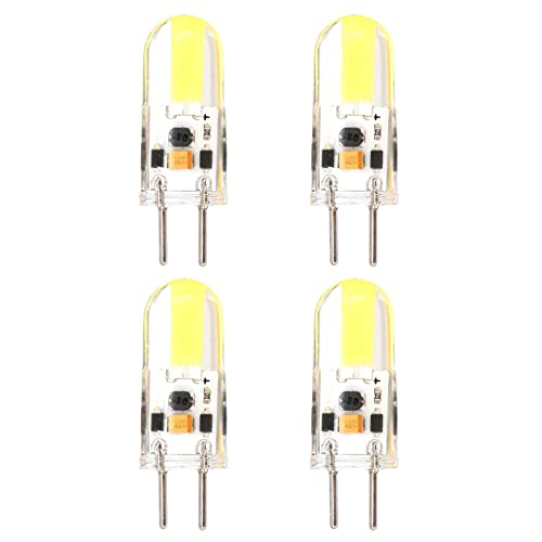 4 Stück LED Lampen, 3W GY6.35 LED Birnen Warmweiß/Kaltweiß 3000K/6000K 300LM, Ersatz für 30W Halogenlampen, AC/DC 12V, Kein Flackern Nicht Dimmbar 360° Lichtwinkel 4 Stück LED Lampen, 3W GY6.35 LED Birnen Warmweiß/Kaltweiß 3000K/6000K 300LM, Ersatz für 30W Halogenlampen, AC/DC 12V, Kein Flackern Nicht Dimmbar 360° Lichtwinkel von Luckxing