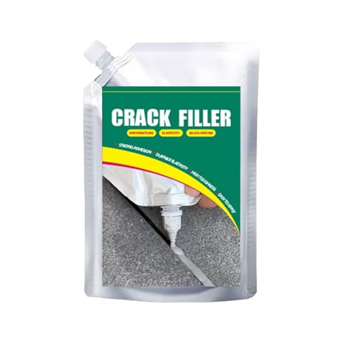 500ml Concrete Crack Repair Adhesive, Beton Reparatur Versiegelung, Wasserdicht Asphalt-Rissfüller Schnell Trocknender Betondichtstoff Mehrzweck Riss- Und Lückenfüller Für Dicht- Und Anschlussfugen von Luckxing