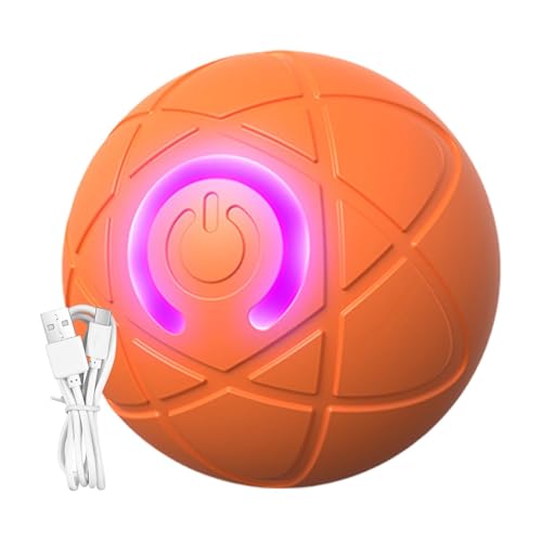 Aktiver Rollball Für Hunde, USB Wiederaufladbar Interaktives Hunde Ball Spielzeug, Selbstrollender Ball Hund, Hundespielzeug Interaktiv, Automatisch Rollender Ball Für Welpen/Kleine/Mittlere Hunde Aktiver Rollball Für Hunde, USB Wiederaufladbar Interaktives Hunde Ball Spielzeug, Selbstrollender Ball Hund, Hundespielzeug Interaktiv, Automatisch Rollender Ball Für Welpen/Kleine/Mittlere Hunde von Luckxing