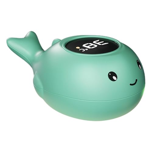 Baby Badethermometer, Digitalthermometer Für Badewanne, Thermometer Baby Mit LED-Warnleuchte Temperaturwarnfunktion, Genau Wasserthermometer Für Kinder Bad Mit Dreifarbiger Erinnerung von Luckxing