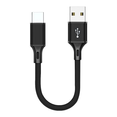 -Datenkabel,25cm Type C Ladekabel Mit Nylon Geflecht - Tragbares Schnelllade Und Datenübertragungskabel Für Laptop Handy Computer von Luckxing
