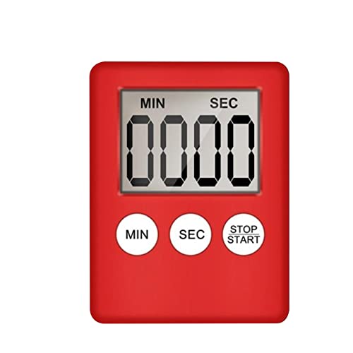 Digitaler Eieruhren Desktop Küchentimer, Kurzzeitwecker 1 Stück Küchentimer Kurzzeitmesser Digital Timer Eieruhr Küchenuhr Küchenwecker Countdown Stoppuhr Küche Mit LED Lauter Alarm Zum Kochen Backen von Luckxing