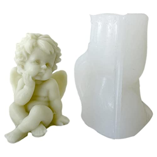 Engel Kerzenform Silikon Kerzen Formen Gießen, Engel Kuchen Dekorieren Werkzeuge Silikon Backen Formen Silikon Seife Form Silikonform Engel SeifengießForm Für Kerzen, Kuchen Pralinen Fondant Backfo Engel Kerzenform Silikon Kerzen Formen Gießen, Engel Kuchen Dekorieren Werkzeuge Silikon Backen Formen Silikon Seife Form Silikonform Engel SeifengießForm Für Kerzen, Kuchen Pralinen Fondant Backfo von Luckxing