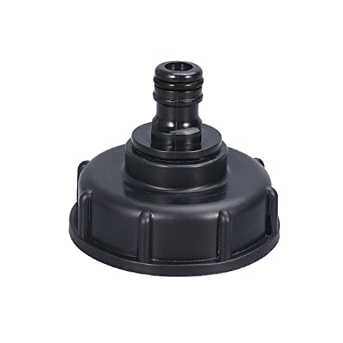 Gartenschlauch Wasserhahn, IBC Tank Wasserhahn Anschluss Wasserschlauch Rohr Adapter IBC Tank Tap Adapter Gartenschlauch Verbinder Kunststoff Wasserschlauch Rohr Adapter Ersatzventil Fitting Teile von Luckxing