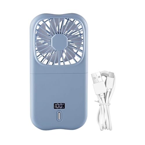 Handventilator Tragbarer Faltbarer Hand Ventilatoren, Handyhalter Design Persönlicher Ventilator Zum Umhängen, Schreibtisch Ventilator Mit Wiederaufladbar 2000 MAh Akku Für Wandern Büro Sport Handventilator Tragbarer Faltbarer Hand Ventilatoren, Handyhalter Design Persönlicher Ventilator Zum Umhängen, Schreibtisch Ventilator Mit Wiederaufladbar 2000 MAh Akku Für Wandern Büro Sport von Luckxing