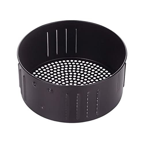 Heißluftfritteuse Ersatzkorb Für Air Fryer 2.6L, 3.5L, 5.5L, Spülmaschinenfester Antihaft-Korb, Luftfritteuseneinlagen, Luftfritteusen-Kohlenstoffstahl-Topf, Luftfritteusenkorb Für Air Fryer Zubehör von Luckxing