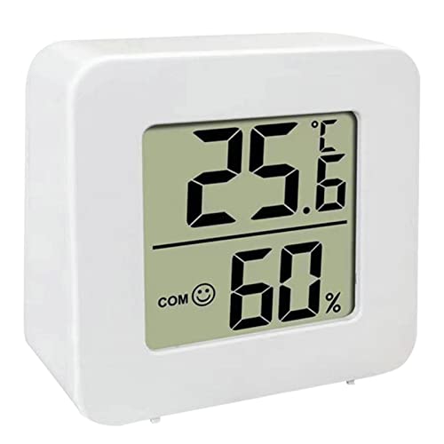 Luckxing 3 Stück LCD Digital Thermometer Hygrometer Temperatur Luftfeuchtigkeit Messgerät Digital Thermometer Innen, Hygrometer Innen, Kabelloses, Luftfeuchtigkeit Meter Gauge Für Gewächshaus von Luckxing