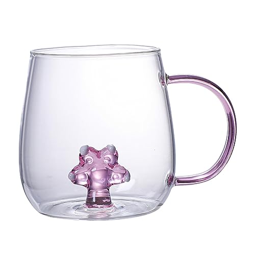 Luckxing 380 Ml 3D Tier Tasse 3D Kaffeetasse Klare Tiere Glasbecher Cartoon Kaffeetassen Mit Tierfigur Im Inneren 3D Kaffeetasse Milch Tee Tasse Home Deko Partygeschenke Für Zuhause, Büros Und Partys von Luckxing