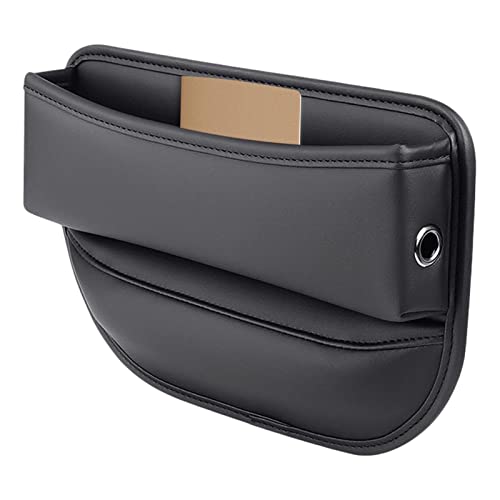 Luckxing Autositz Gap Aufbewahrungsbox, Autositz Konsole Organizer, PU Auto Seat Gap Organizer, Aufbewahrungsbox Organizer Für Autositzlücken, Für Mobiltelefone Schlüsselkarten Brieftaschen Brillen von Luckxing