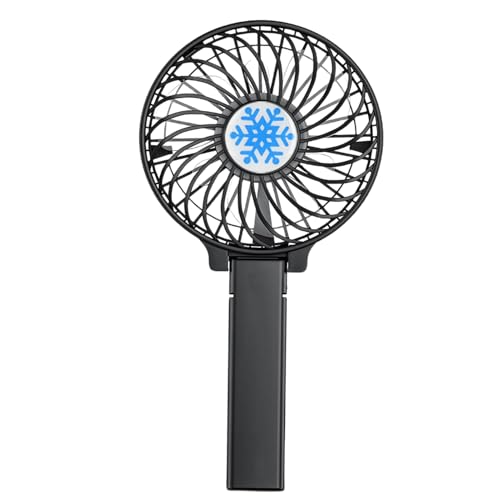 Luckxing Handventilator, Tragbarer Ventilator USB Wiederaufladbar, 3 Windgeschwindigkeiten, Batteriebetriebener Faltbarer Leiser Kleinventilator Faltbar Desk Fan Für Reisen, Büro, Zuhause Und Draußen von Luckxing