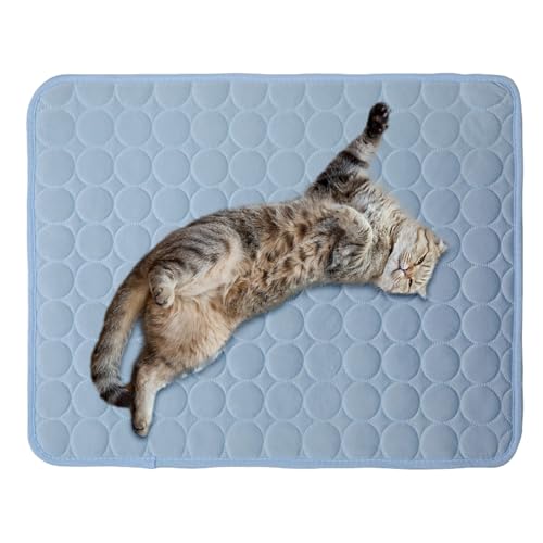 Luckxing Hundekühlmatte,Waschbares & Tragbares Kühlbett Für Hunde | Klappbare Katzenmöbel Und Stühle Für Kleine Und Mittelgroße Haustiere Welpen Und Senioren Wohnzimmer Schlafzimmer von Luckxing