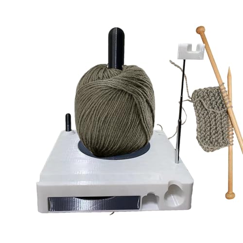 Luckxing Spinnergarnhalter, rotierender Garnhalter für Spool | Spinner Easy Release Yarn Spool Halter - Tragbare multifunktionale Handwerksprojekte häkelt die Anhaftung für Oma Frauenfrau von Luckxing