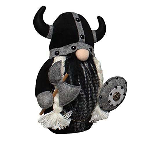 Luckxing Weihnachtsschmuck - handgemachte Zwerge Plüschpuppe - Gnomische Wikinger Gladiator Elf Tischschmuck - Christbaumschmuck Wohnkultur von Luckxing