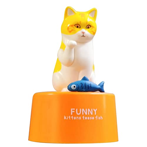 Mechanischer Küchentimer Eieruhr Katze Figur Mechanischer Timer Minuten Zeitschaltuhr Kurzzeitwecker Countdown Uhr Wecker 60 Minuten Countdown-Timer Für Küche Zuhause Büro Schule Klassenzimmer von Luckxing