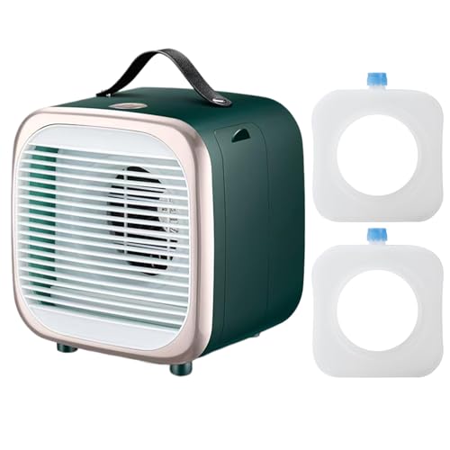 Mobile Klimaanlage, Mini Ventilator Tischventilator/-kühler, Handlich, Portabel Und Modern Luftkühler Ventilator Und Luftbefeuchter Mit 2 X Eisbox Tragbarer Kompaktventilator Für Büro, Zusätze, Räumen Mobile Klimaanlage, Mini Ventilator Tischventilator/-kühler, Handlich, Portabel Und Modern Luftkühler Ventilator Und Luftbefeuchter Mit 2 X Eisbox Tragbarer Kompaktventilator Für Büro, Zusätze, Räumen von Luckxing
