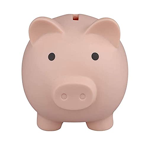 Spardosen Für Kinder, Schönes Sparschwein Mit Unten Drehbarem Deckel Große Kapazität Schwein Sparbüchse Kunststoff-Schwein Geldbank Geschenk Für Kinder Kinder Lagerung Geldbanken von Luckxing