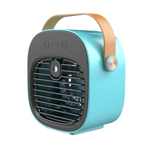 Tragbare Klimaanlage Mobil, Turmventilatoren Wiederaufladbarer Ventilator Mit Wasserkühlung Persönlicher 3-Geschwindigkeiten Kühlventilator Mit Wassertank Luftkühler Für Camping, Zelt, Auto, Zimmer von Luckxing
