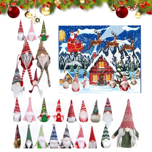 Wichtel Kalender 2025 | 24 Stücke Weihnachtswichtel Deko | Festliche Partyzubehör Für Schreibtisch Schule Zimmer Büro Wohnheim Thanksgiving Zuhause Geburtstag Wichtel Kalender 2025 | 24 Stücke Weihnachtswichtel Deko | Festliche Partyzubehör Für Schreibtisch Schule Zimmer Büro Wohnheim Thanksgiving Zuhause Geburtstag von Luckxing