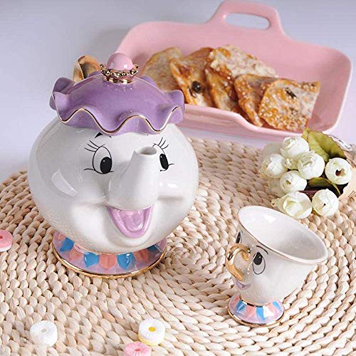 New Cartoon Die Schöne und das Biest Teekanne Tasse Lady Lady Cup Kartoffel Teekanne Cup Set von Cute (1) von Lucky House