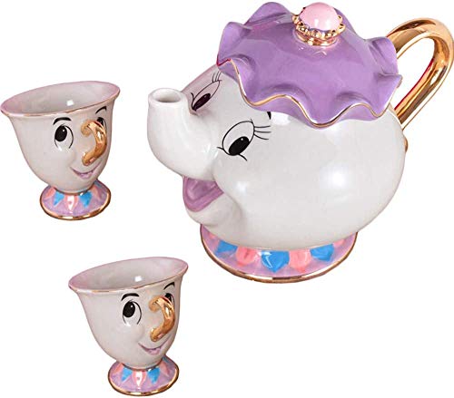 Lucky House Neue Cartoon Beauty and Beast Teekanne Cup Lady Lady Cup Kartoffel Teekanne Cup Set von niedlichen (2) von Lucky House