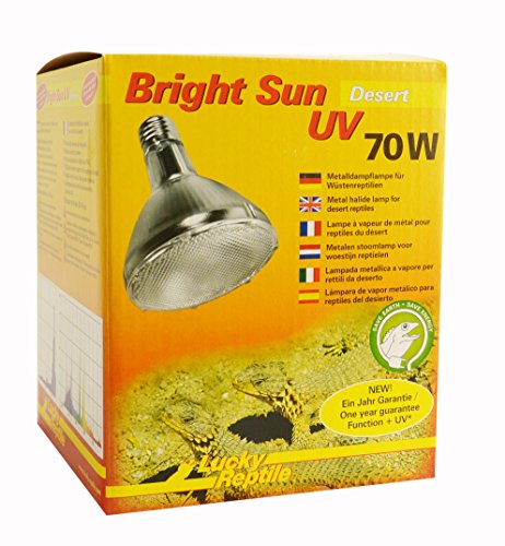 Lucky Reptile Bright Sun UV Desert - 70 W Metalldampflampe für E27 Fassungen von Lucky Reptile