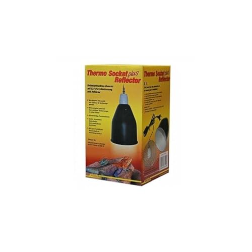 Lucky Reptile HTR-2 Thermo Socket plus Reflector groß mit Steckverbindung, Reflektorleuchte mit Porzellanfassung Anschlussfertig, 1 Stück (1er Pack) Lucky Reptile HTR-2 Thermo Socket plus Reflector groß mit Steckverbindung, Reflektorleuchte mit Porzellanfassung Anschlussfertig, 1 Stück (1er Pack) von Lucky Reptile