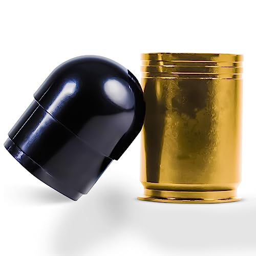 Lucky Shot | 40mm Schnapsglas | ''40-Mike-Granate'' | CNC | Aluminium | Kupfer/Messing (60ml), Gold von Lucky Shot