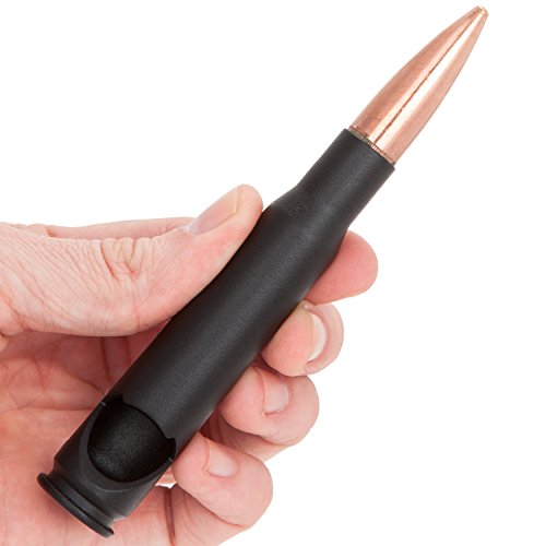 Lucky Shot "50 Kaliber BMG Bullet fachmännisch Pulver, Flaschenöffner, schwarz von Lucky Shot