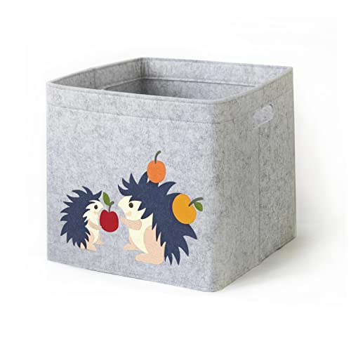 Aufbewahrungskorb Kinder Zimmer/Spielzeug Korb LuckySign-Care (Igel) von Lucky Sign