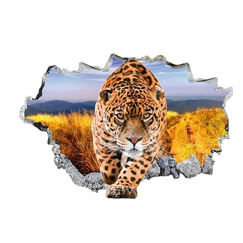 3D Afrikanischer Leopard Dekoratives Gemälde Selbstklebender Wandaufkleber für Wohnzimmer Schlafzimmer Kopfteil Raum TV Hintergrund Wandtapete 40 * 60cm 3D Afrikanischer Leopard Dekoratives Gemälde Selbstklebender Wandaufkleber für Wohnzimmer Schlafzimmer Kopfteil Raum TV Hintergrund Wandtapete 40 * 60cm von LuckyGGT