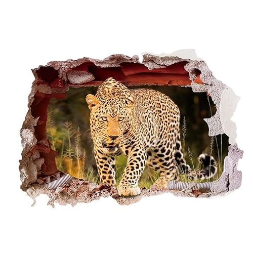 3D Afrikanischer Leopard Dekoratives Gemälde Selbstklebender Wandaufkleber für Wohnzimmer Schlafzimmer Kopfteil Raum TV Hintergrund Wandtapete 40 * 60cm 3D Afrikanischer Leopard Dekoratives Gemälde Selbstklebender Wandaufkleber für Wohnzimmer Schlafzimmer Kopfteil Raum TV Hintergrund Wandtapete 40 * 60cm von LuckyGGT