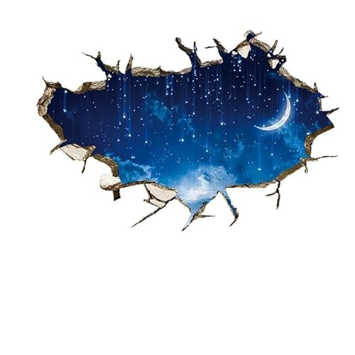 3D-Wandaufkleber LuckyGGT Blauer Himmel Weiße Wolken Landschaft Wandtattoo Wohnzimmer Dekoration Abnehmbarer Hintergrund Wandaufkleber 60 * 90cm 3D-Wandaufkleber LuckyGGT Blauer Himmel Weiße Wolken Landschaft Wandtattoo Wohnzimmer Dekoration Abnehmbarer Hintergrund Wandaufkleber 60 * 90cm von LuckyGGT