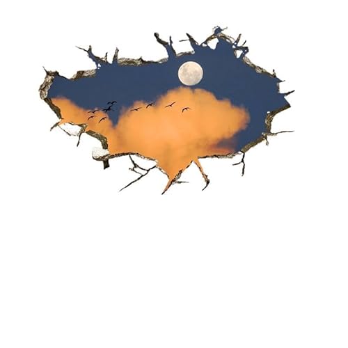3D-Wandaufkleber LuckyGGT Blauer Himmel Weiße Wolken Landschaft Wandtattoo Wohnzimmer Dekoration Abnehmbarer Hintergrund Wandaufkleber 60 * 90cm 3D-Wandaufkleber LuckyGGT Blauer Himmel Weiße Wolken Landschaft Wandtattoo Wohnzimmer Dekoration Abnehmbarer Hintergrund Wandaufkleber 60 * 90cm von LuckyGGT
