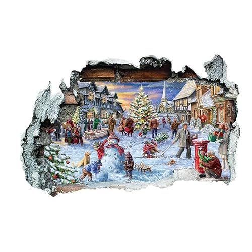 Glücklicher GGT Weihnachtsatmosphäre Dekoration Wandaufkleber Weihnachtsmann Feiertagsdekoration Aufkleber Wohnzimmer Selbstklebender Aufkleber 40 * 60cm Glücklicher GGT Weihnachtsatmosphäre Dekoration Wandaufkleber Weihnachtsmann Feiertagsdekoration Aufkleber Wohnzimmer Selbstklebender Aufkleber 40 * 60cm von LuckyGGT