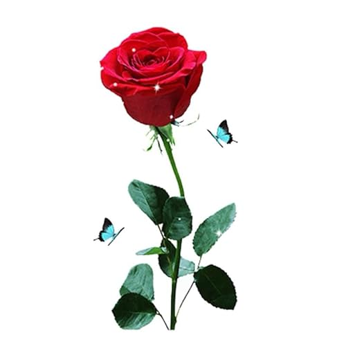 LuckyGGT 3D Aufkleber Wanddekorationen Raum Schlafzimmer Wohnzimmer Selbstklebende Dekoration Rosenblumen Tapete 60 * 90cm LuckyGGT 3D Aufkleber Wanddekorationen Raum Schlafzimmer Wohnzimmer Selbstklebende Dekoration Rosenblumen Tapete 60 * 90cm von LuckyGGT